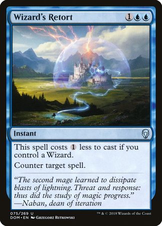 Wizard's Retort [Dominaria] | Tacoma Games