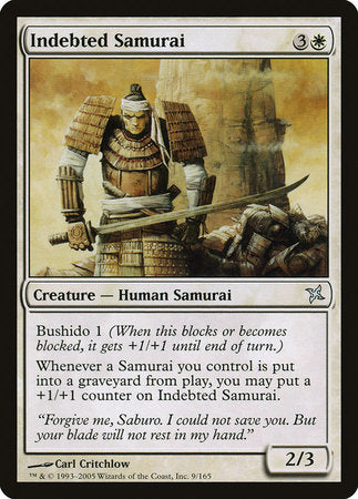 Indebted Samurai [Betrayers of Kamigawa] | Tacoma Games