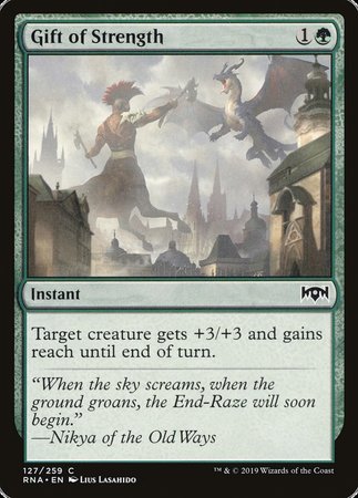 Gift of Strength [Ravnica Allegiance] | Tacoma Games