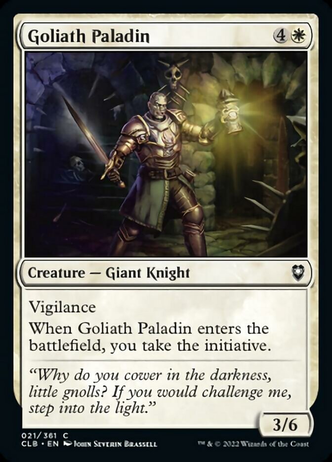 Goliath Paladin [Commander Legends: Battle for Baldur's Gate] | Tacoma Games