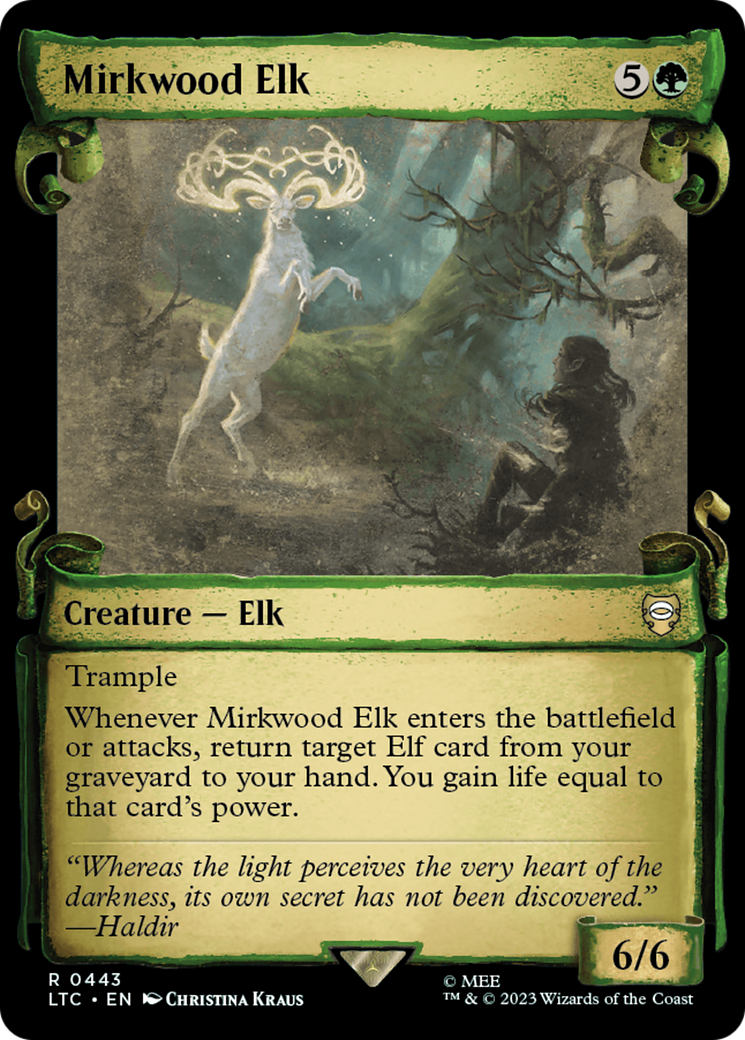 Mirkwood Elk [The Lord of the Rings: Tales of Middle-Earth Commander Showcase Scrolls] | Tacoma Games