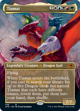 Tiamat (Extended) (Alternative art) [Dungeons & Dragons: Adventures in the Forgotten Realms] | Tacoma Games