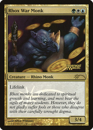 Rhox War Monk [Friday Night Magic 2011] | Tacoma Games