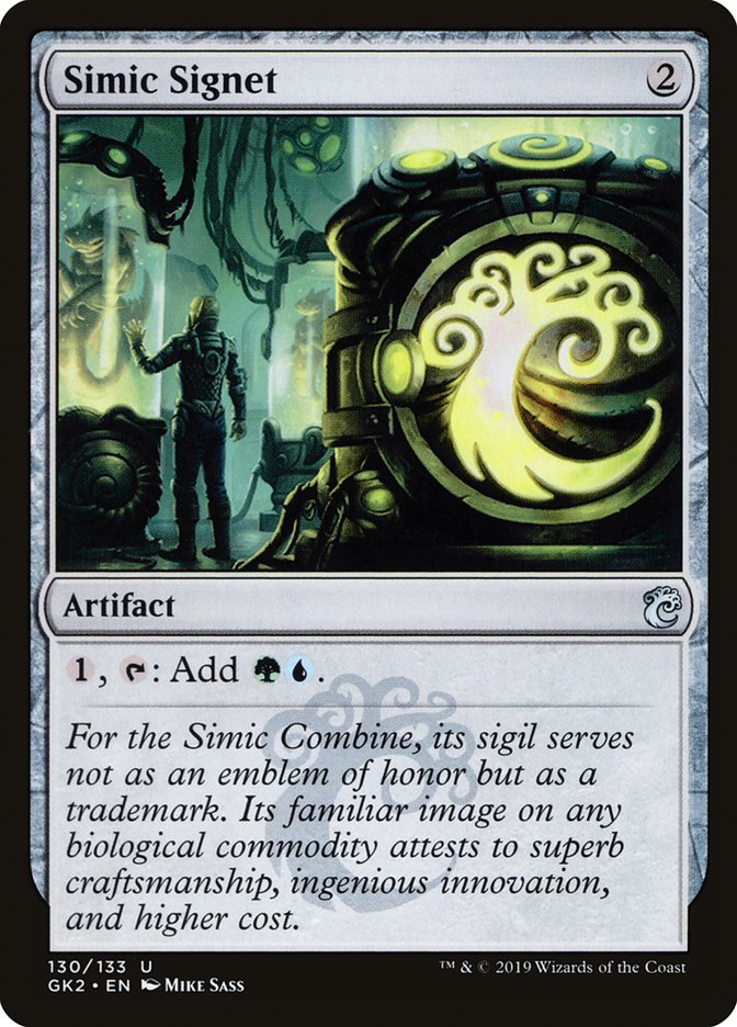 Simic Signet [Ravnica Allegiance Guild Kit] | Tacoma Games