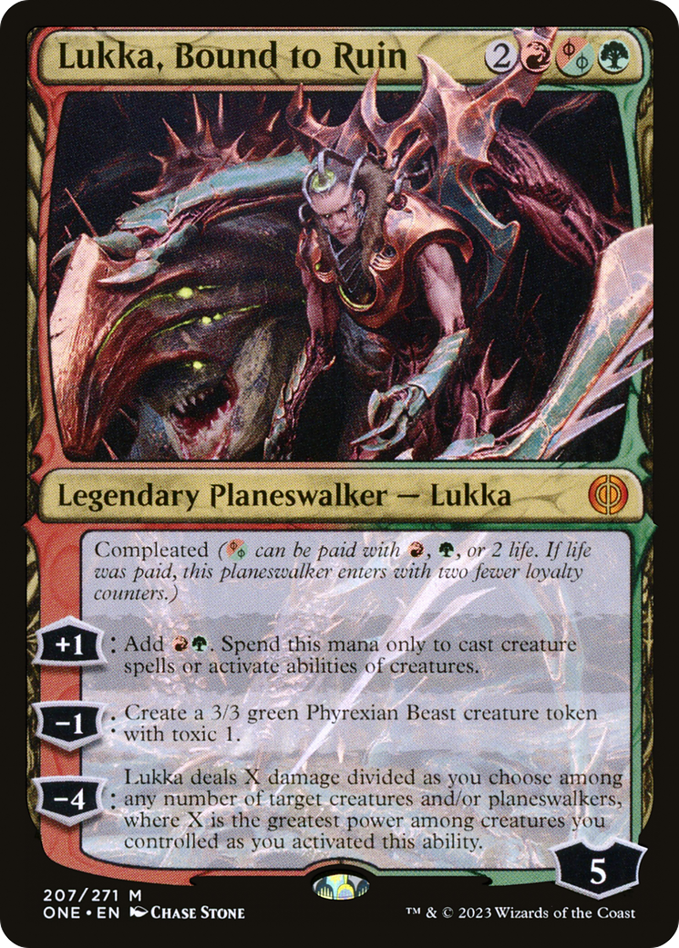 Lukka, Bound to Ruin [Phyrexia: All Will Be One] | Tacoma Games