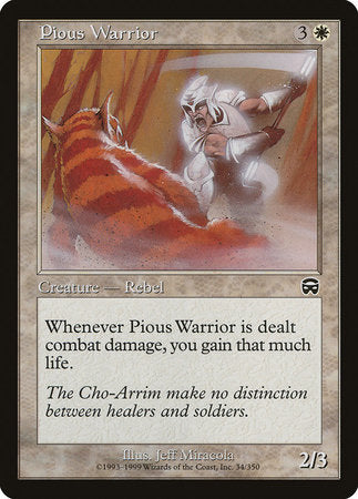 Pious Warrior [Mercadian Masques] | Tacoma Games