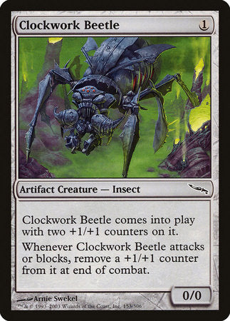 Clockwork Beetle [Mirrodin] | Tacoma Games