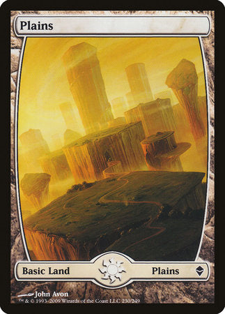 Plains (230) - Full Art [Zendikar] | Tacoma Games