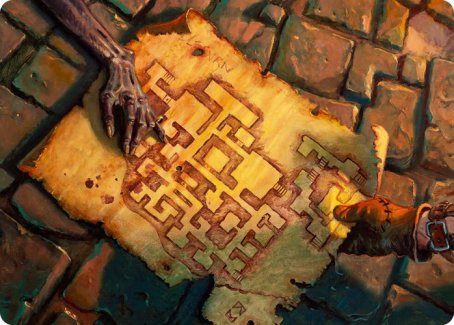 Dungeon Map Art Card [Dungeons & Dragons: Adventures in the Forgotten Realms Art Series] | Tacoma Games