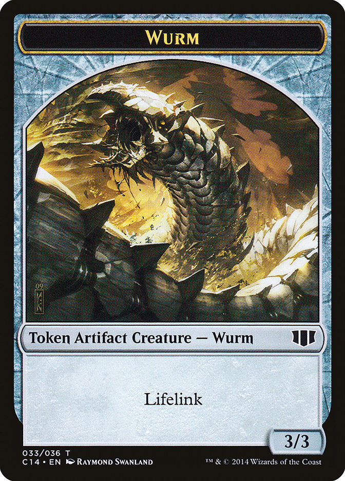 Wurm (033/036) // Goat Double-sided Token [Commander 2014 Tokens] | Tacoma Games