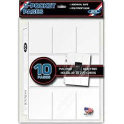 BCW Supplies: Pages - 9-pocket 100ct | Tacoma Games