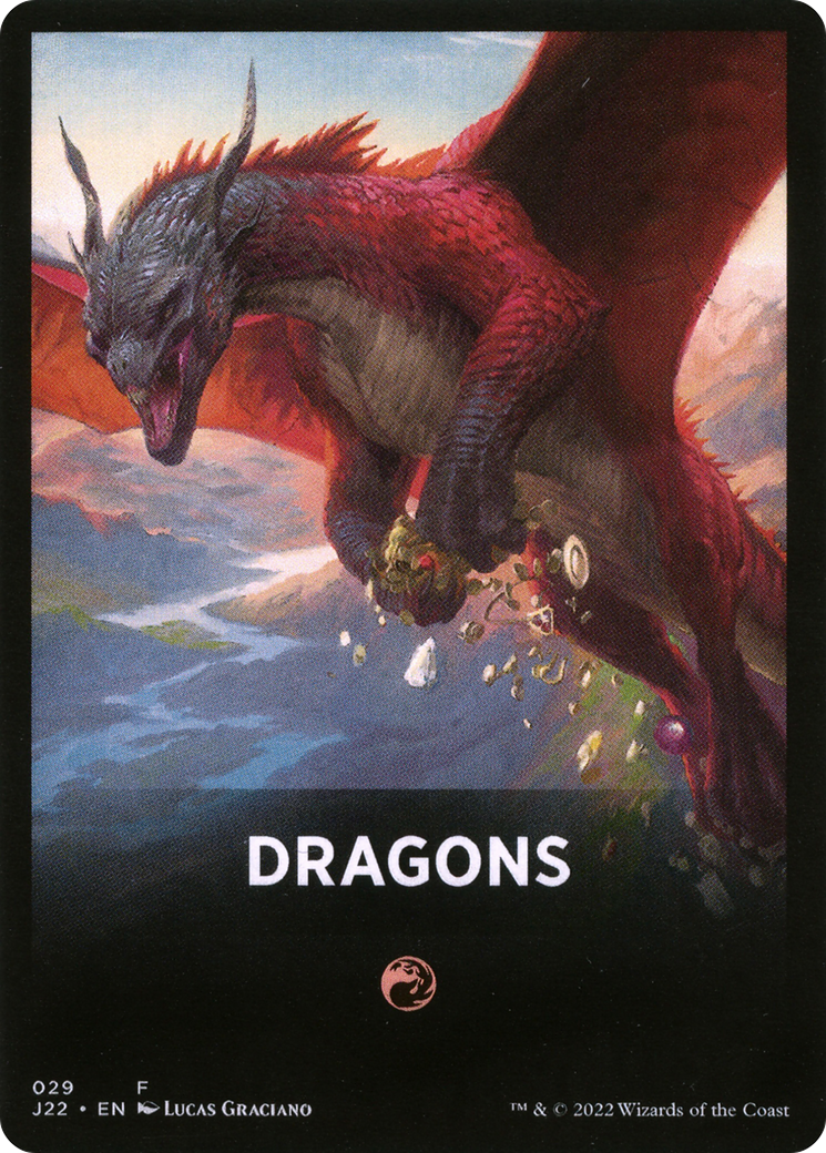 Dragons Theme Card [Jumpstart 2022 Front Cards] | Tacoma Games