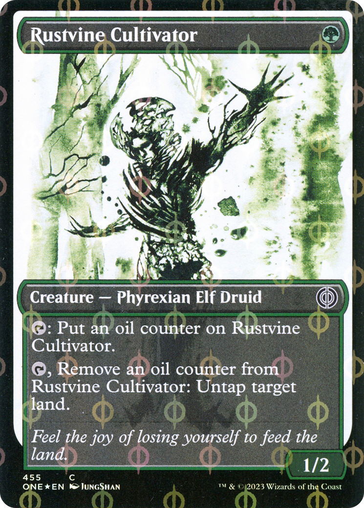 Rustvine Cultivator (Showcase Ichor Step-and-Compleat Foil) [Phyrexia: All Will Be One] | Tacoma Games