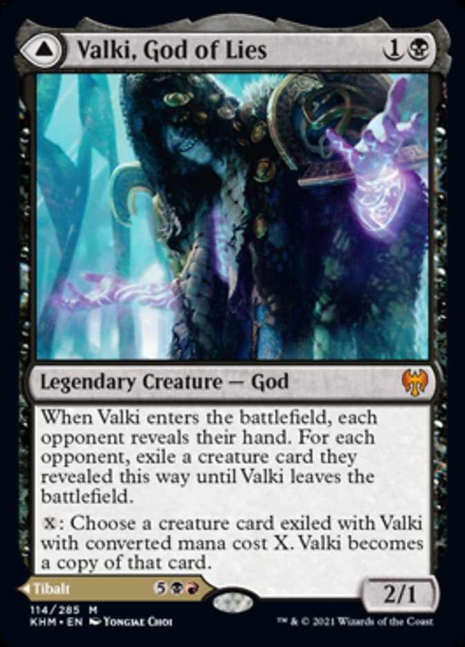 Valki, God of Lies // Tibalt, Cosmic Impostor [Kaldheim] | Tacoma Games