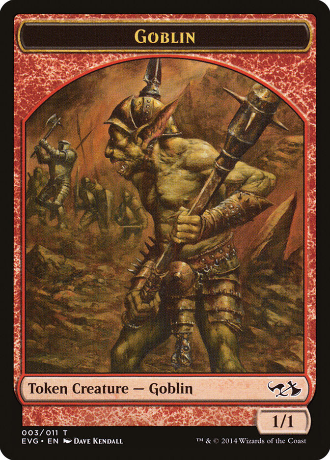 Goblin Token (Elves vs. Goblins) [Duel Decks Anthology Tokens] | Tacoma Games
