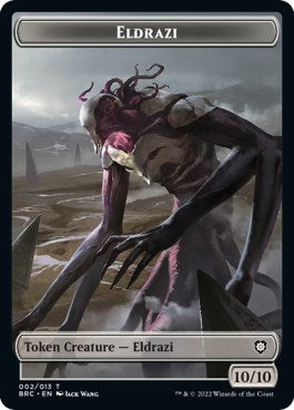 Servo // Eldrazi Double-Sided Token [The Brothers' War Commander Tokens] | Tacoma Games