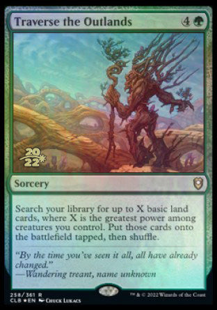 Traverse the Outlands [Commander Legends: Battle for Baldur's Gate Prerelease Promos] | Tacoma Games