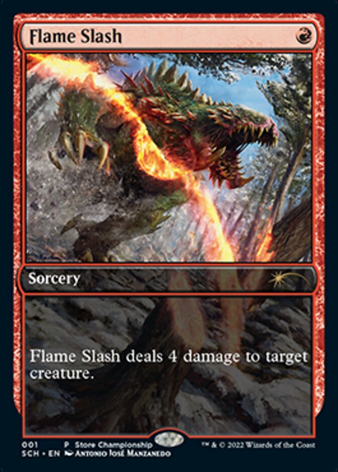 Flame Slash (Extended Art) [Store Championships 2022] | Tacoma Games