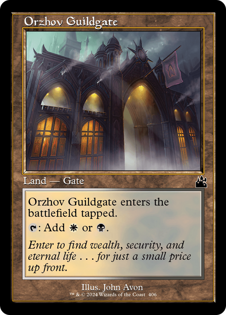 Orzhov Guildgate (Retro Frame) [Ravnica Remastered] | Tacoma Games