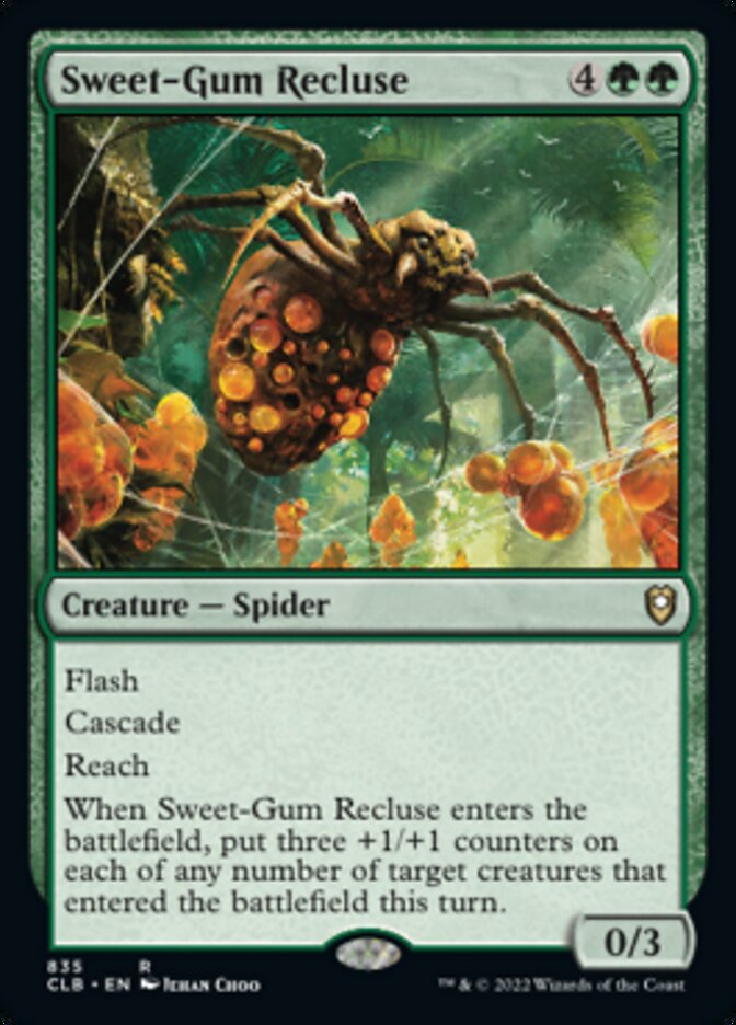 Sweet-Gum Recluse [Commander Legends: Battle for Baldur's Gate] | Tacoma Games