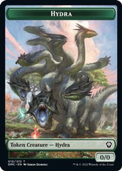 Snake // Hydra Double-sided Token [Dominaria United Commander Tokens] | Tacoma Games