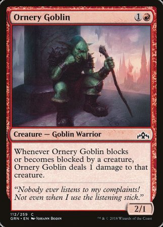 Ornery Goblin [Guilds of Ravnica] | Tacoma Games