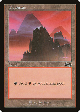 Mountain (344) [Urza's Saga] | Tacoma Games
