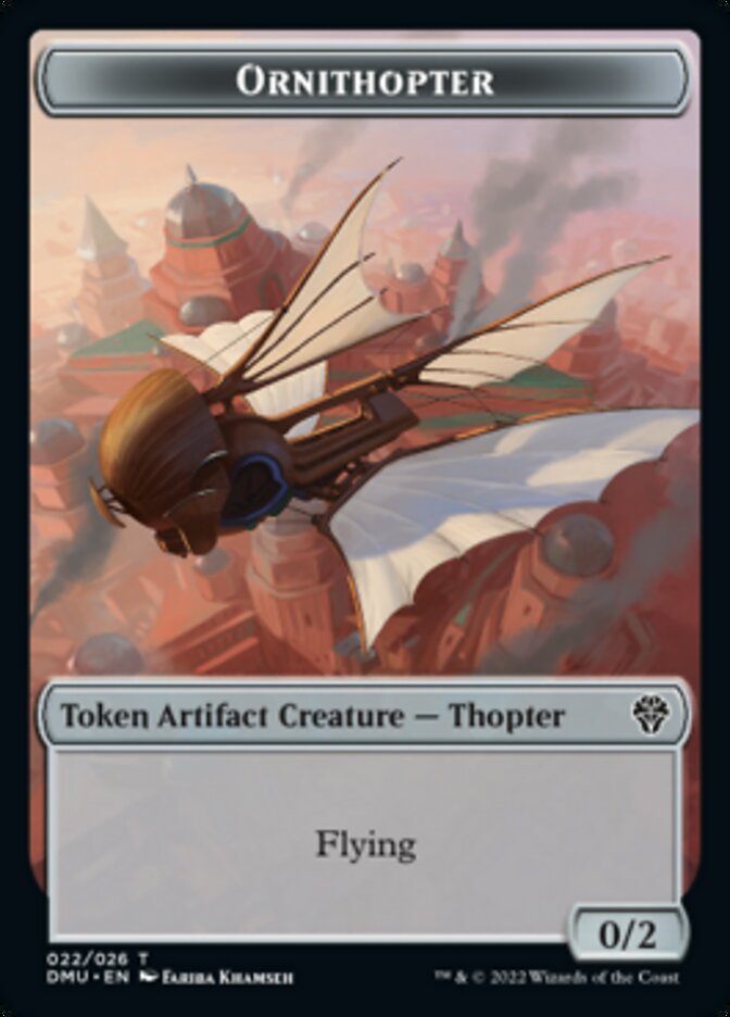 Ornithopter Token [Dominaria United Tokens] | Tacoma Games