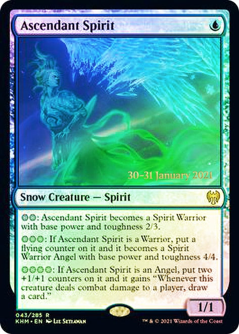 Ascendant Spirit  [Kaldheim Prerelease Promos] | Tacoma Games