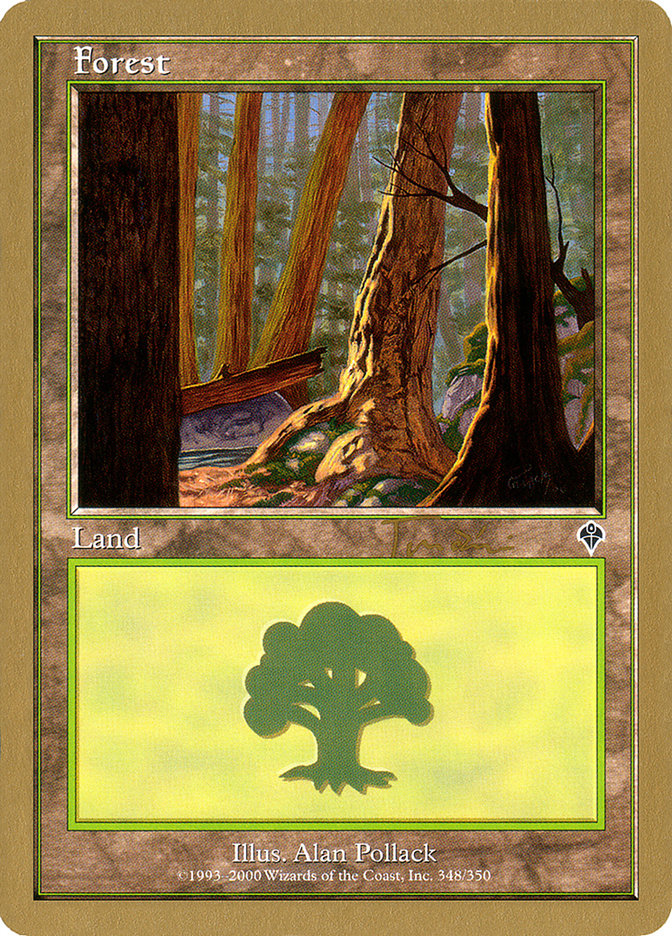 Forest (jt348a) (Jan Tomcani) [World Championship Decks 2001] | Tacoma Games