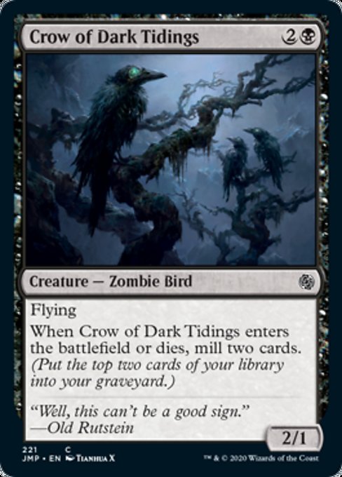 Crow of Dark Tidings [Jumpstart] | Tacoma Games