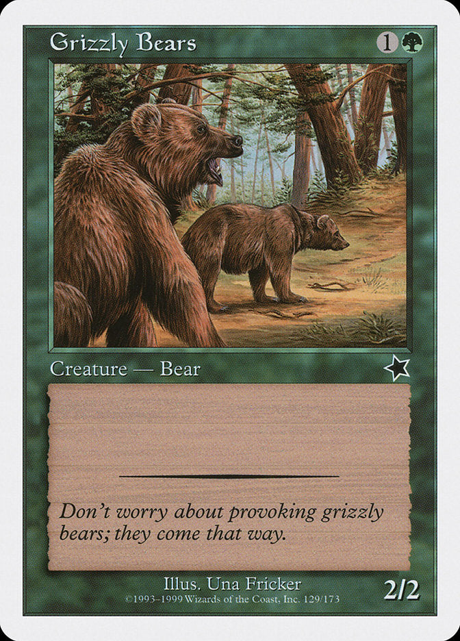 Grizzly Bears [Starter 1999] | Tacoma Games