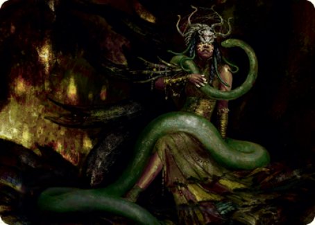 Saryth, the Viper's Fang Art Card [Innistrad: Midnight Hunt Art Series] | Tacoma Games