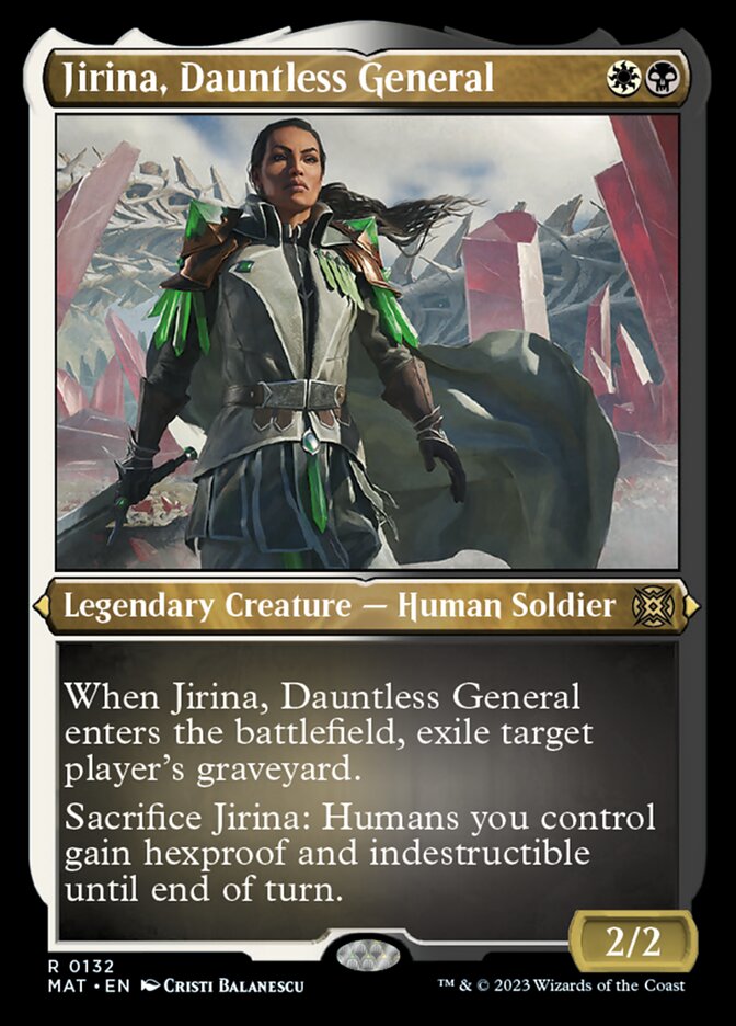 Jirina, Dauntless General (Foil Etched) [March of the Machine: The Aftermath] | Tacoma Games