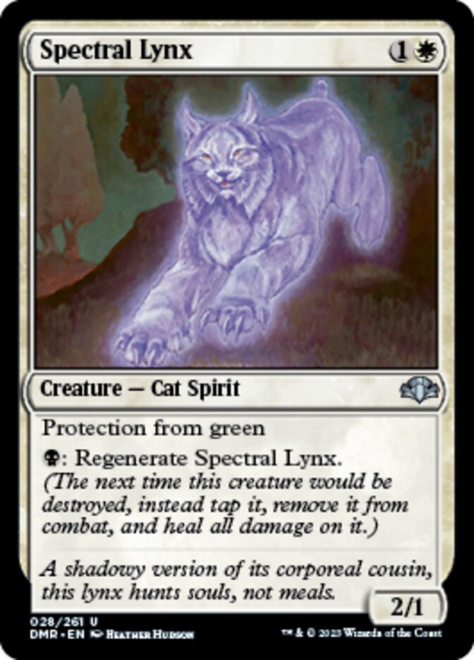 Spectral Lynx [Dominaria Remastered] | Tacoma Games