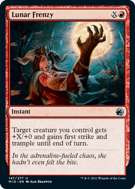 Lunar Frenzy [Innistrad: Midnight Hunt] | Tacoma Games