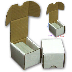 BCW SUPPLIES: CARD BOX - 100CT SINGLE ROW CARDBOARD | Tacoma Games