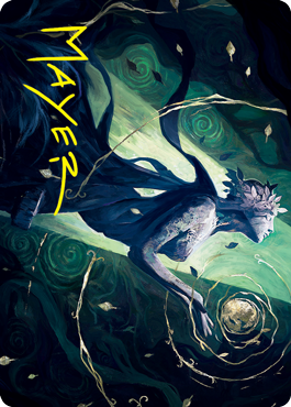Nature's Embrace Art Card (Gold-Stamped Signature) [Innistrad: Crimson Vow Art Series] | Tacoma Games