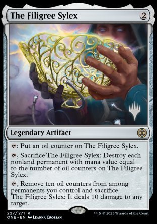 The Filigree Sylex (Promo Pack) [Phyrexia: All Will Be One Promos] | Tacoma Games