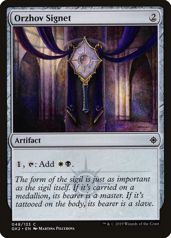 Orzhov Signet [Ravnica Allegiance Guild Kit] | Tacoma Games
