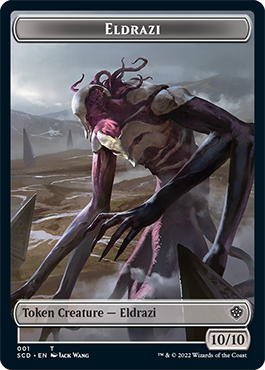 Eldrazi // Soldier Double-Sided Token [Starter Commander Decks] | Tacoma Games