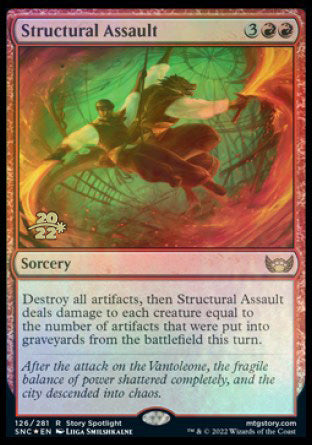 Structural Assault [Streets of New Capenna Prerelease Promos] | Tacoma Games