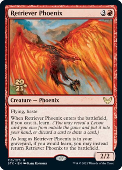 Retriever Phoenix [Strixhaven: School of Mages Prerelease Promos] | Tacoma Games