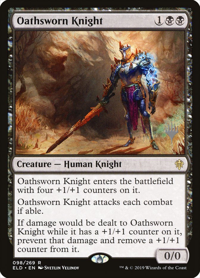 Oathsworn Knight (Promo Pack) [Throne of Eldraine Promos] | Tacoma Games