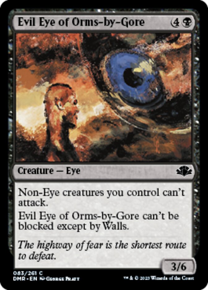 Evil Eye of Orms-by-Gore [Dominaria Remastered] | Tacoma Games