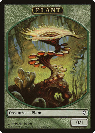 Plant Token [Worldwake Tokens] | Tacoma Games