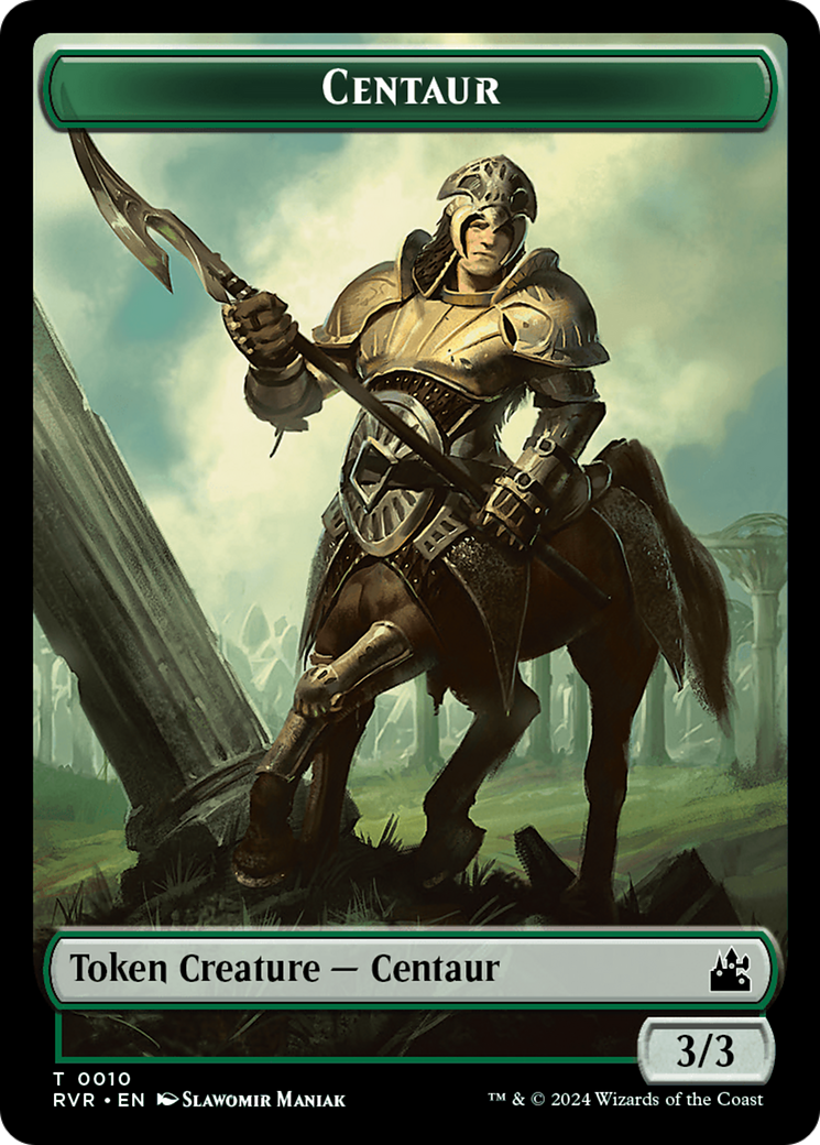 Centaur Token [Ravnica Remastered Tokens] | Tacoma Games