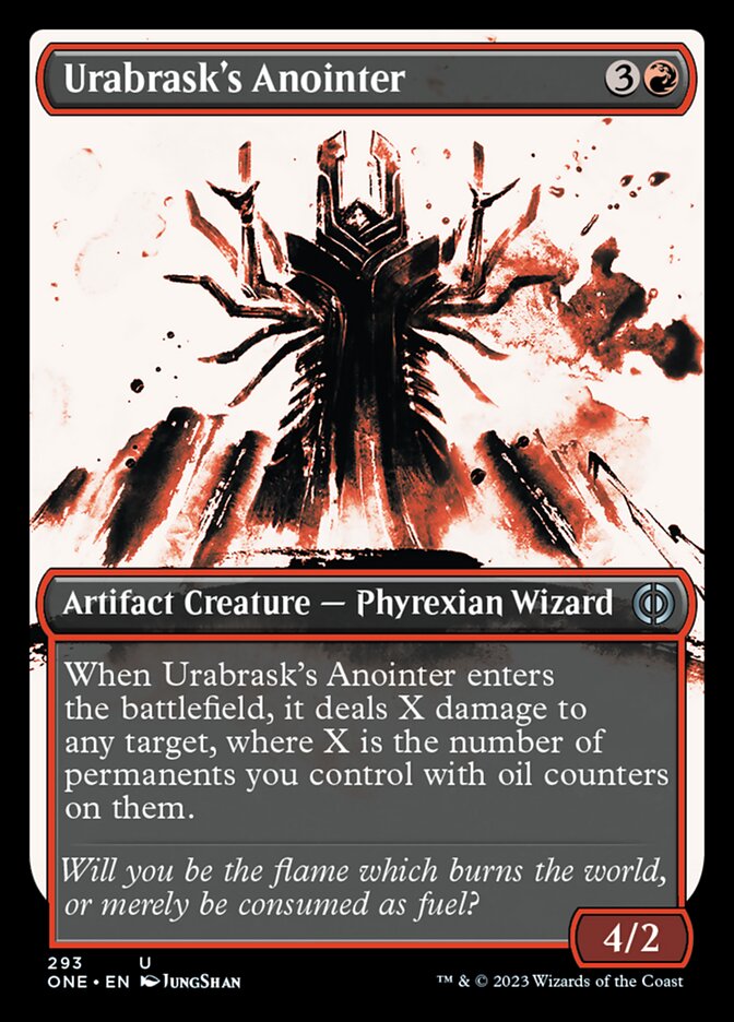 Urabrask's Anointer (Showcase Ichor) [Phyrexia: All Will Be One] | Tacoma Games