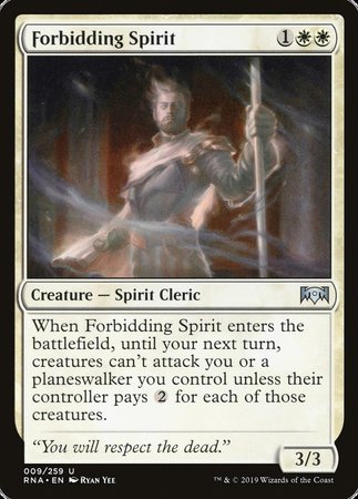 Forbidding Spirit [Ravnica Allegiance] | Tacoma Games