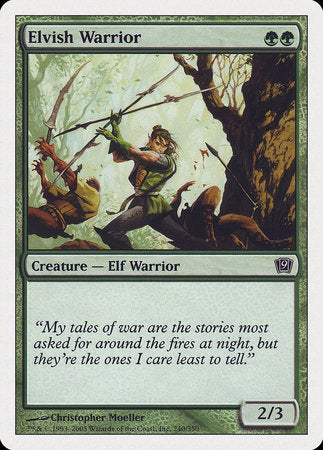 Elvish Warrior [Ninth Edition] | Tacoma Games